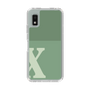Slim Protection Case［ Original - initial two tone - X green ］