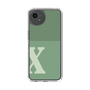 Slim Protection Case［ Original - initial two tone - X green ］