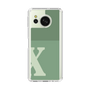 Slim Protection Case［ Original - initial two tone - X green ］