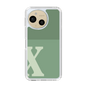 Slim Protection Case［ Original - initial two tone - X green ］