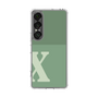 Slim Protection Case［ Original - initial two tone - X green ］