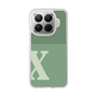 Slim Protection Case［ Original - initial two tone - X green ］