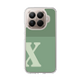 Slim Protection Case［ Original - initial two tone - X green ］