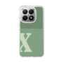 Slim Protection Case［ Original - initial two tone - X green ］