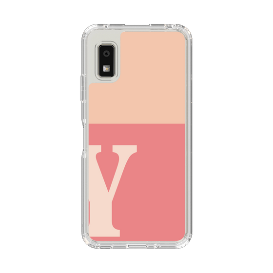 Slim Protection Case［ Original - initial two tone - Y pink ］
