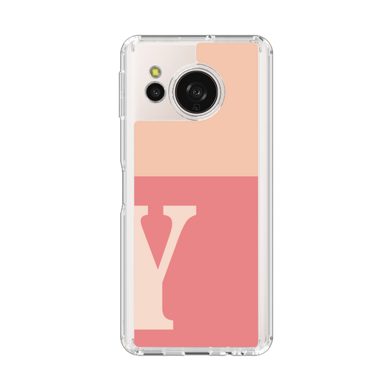 Slim Protection Case［ Original - initial two tone - Y pink ］