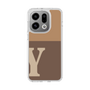 Slim Protection Case［ Original - initial two tone - Y brown ］