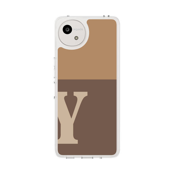 Slim Protection Case［ Original - initial two tone - Y brown ］
