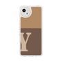 Slim Protection Case［ Original - initial two tone - Y brown ］
