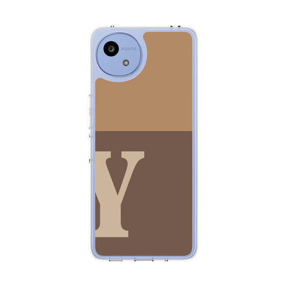 Slim Protection Case［ Original - initial two tone - Y brown ］