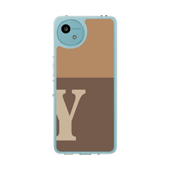 Slim Protection Case［ Original - initial two tone - Y brown ］