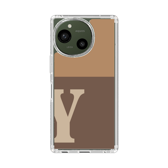 Slim Protection Case［ Original - initial two tone - Y brown ］