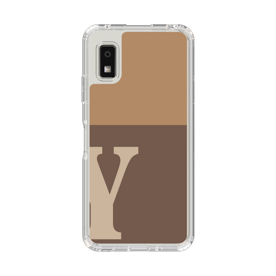 Slim Protection Case［ Original - initial two tone - Y brown ］