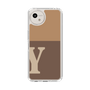 Slim Protection Case［ Original - initial two tone - Y brown ］
