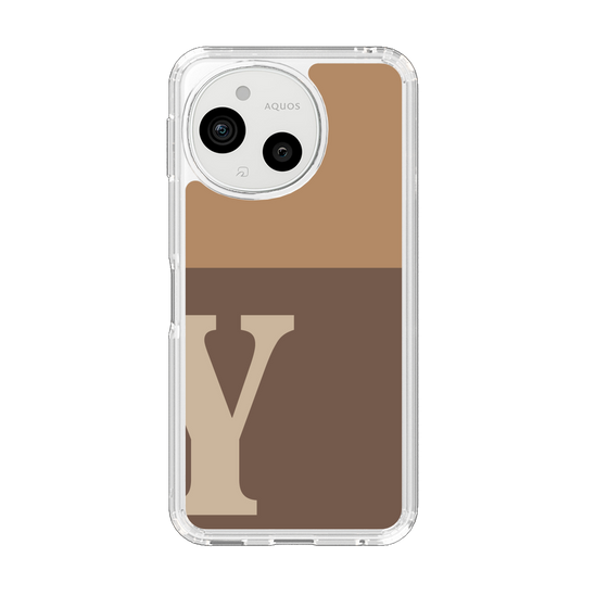 Slim Protection Case［ Original - initial two tone - Y brown ］