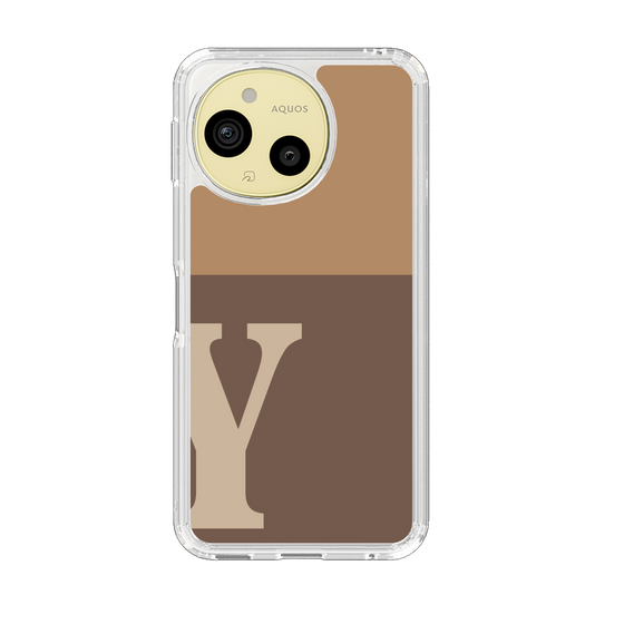 Slim Protection Case［ Original - initial two tone - Y brown ］