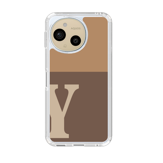 Slim Protection Case［ Original - initial two tone - Y brown ］