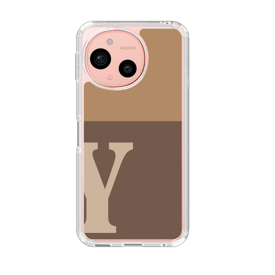 Slim Protection Case［ Original - initial two tone - Y brown ］