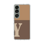 Slim Protection Case［ Original - initial two tone - Y brown ］