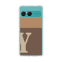 Slim Protection Case［ Original - initial two tone - Y brown ］