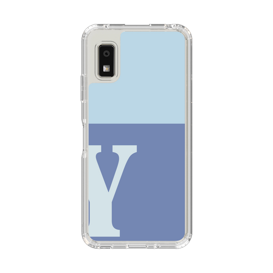 Slim Protection Case［ Original - initial two tone - Y blue ］