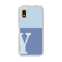 Slim Protection Case［ Original - initial two tone - Y blue ］