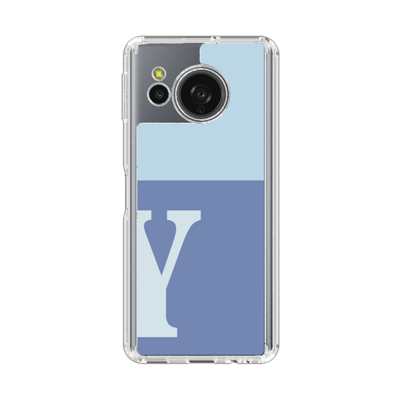 Slim Protection Case［ Original - initial two tone - Y blue ］