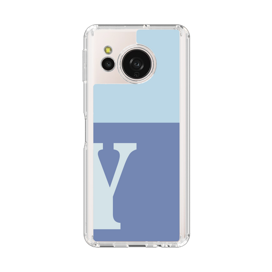 Slim Protection Case［ Original - initial two tone - Y blue ］