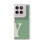 Slim Protection Case［ Original - initial two tone - Y green ］