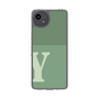 Slim Protection Case［ Original - initial two tone - Y green ］