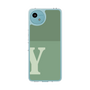 Slim Protection Case［ Original - initial two tone - Y green ］