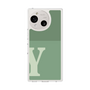 Slim Protection Case［ Original - initial two tone - Y green ］