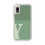 Slim Protection Case［ Original - initial two tone - Y green ］