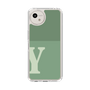 Slim Protection Case［ Original - initial two tone - Y green ］