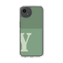 Slim Protection Case［ Original - initial two tone - Y green ］