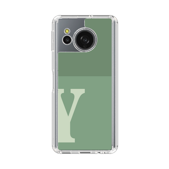 Slim Protection Case［ Original - initial two tone - Y green ］