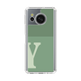 Slim Protection Case［ Original - initial two tone - Y green ］