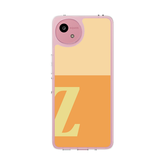 Slim Protection Case［ Original - initial two tone - Z orange ］