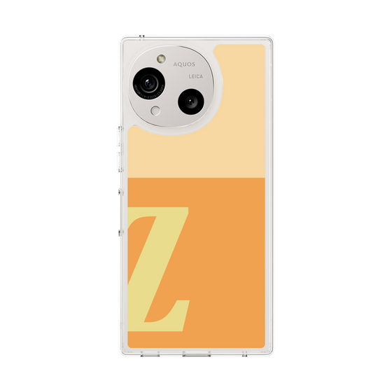 Slim Protection Case［ Original - initial two tone - Z orange ］