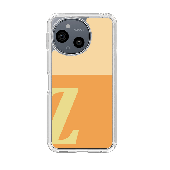 Slim Protection Case［ Original - initial two tone - Z orange ］