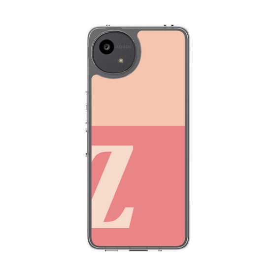 Slim Protection Case［ Original - initial two tone - Z pink ］