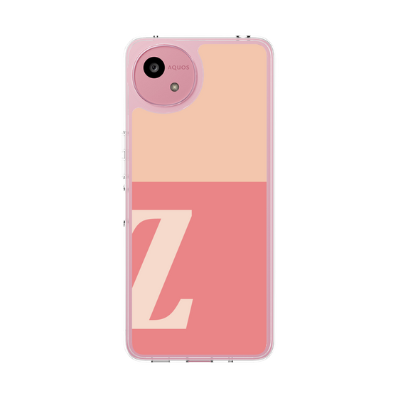 Slim Protection Case［ Original - initial two tone - Z pink ］