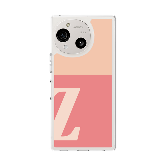 Slim Protection Case［ Original - initial two tone - Z pink ］