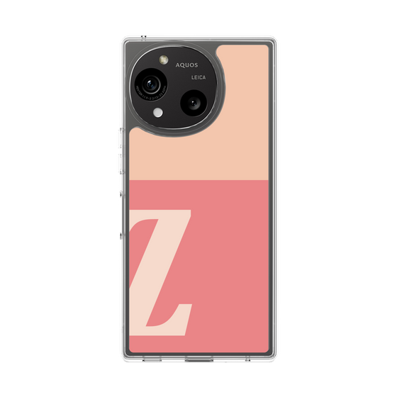 Slim Protection Case［ Original - initial two tone - Z pink ］