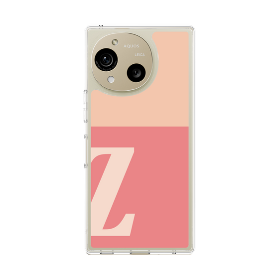 Slim Protection Case［ Original - initial two tone - Z pink ］