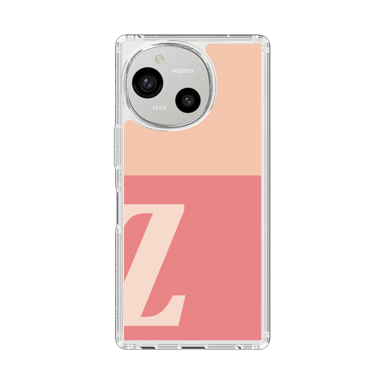 Slim Protection Case［ Original - initial two tone - Z pink ］
