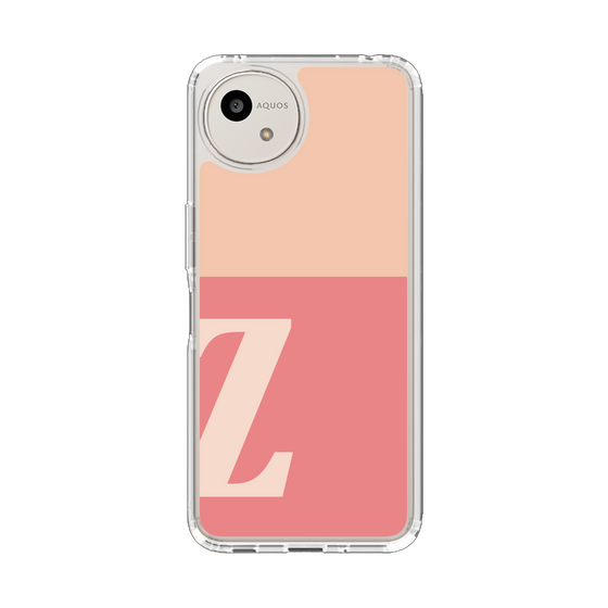 Slim Protection Case［ Original - initial two tone - Z pink ］