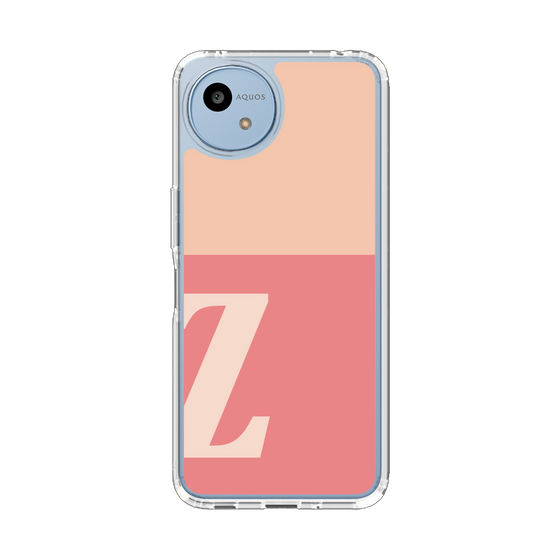 Slim Protection Case［ Original - initial two tone - Z pink ］