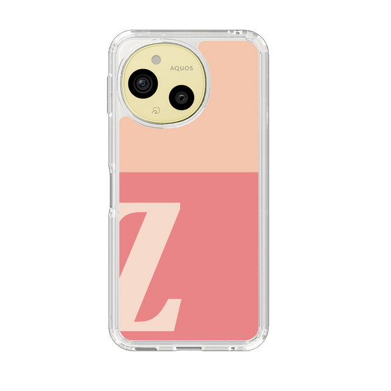 Slim Protection Case［ Original - initial two tone - Z pink ］