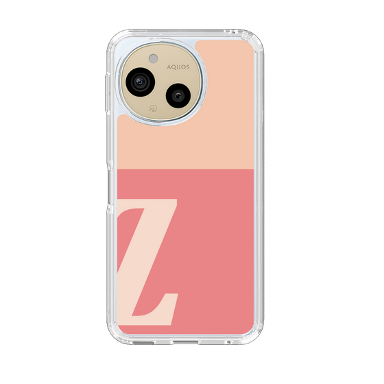 Slim Protection Case［ Original - initial two tone - Z pink ］